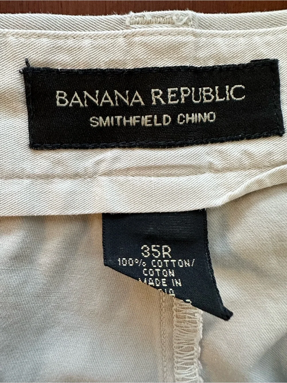 Banana Republic pleated chinos